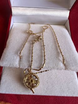 14K real solid gold