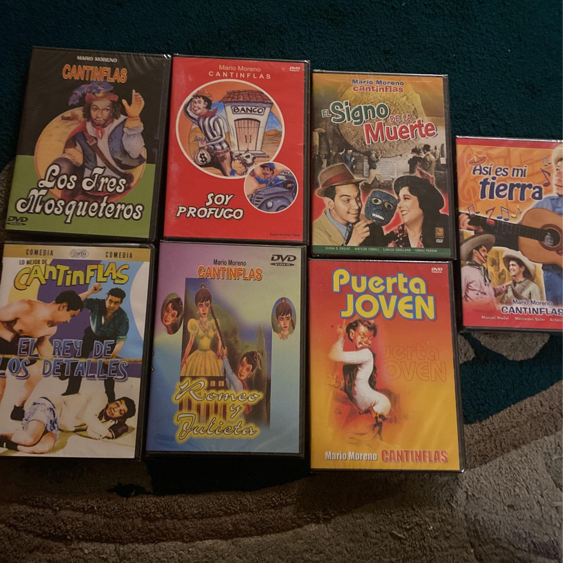 CANTINFLAS DVDs IN SPANISH EN ESPAÑOL LOT SOLD OR INDIVIUAL