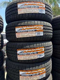 205/55/17 arroyo #4  new tires installed and balanced