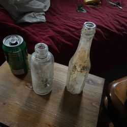 2 vintage bottles