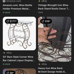 Wine Rack w/Glass Top