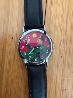 Vintage Chinese Mao Zedong Mechanical Watch Animated Waving Hand 35mm