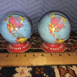World Bank Savings Globes Ohio Art Company 