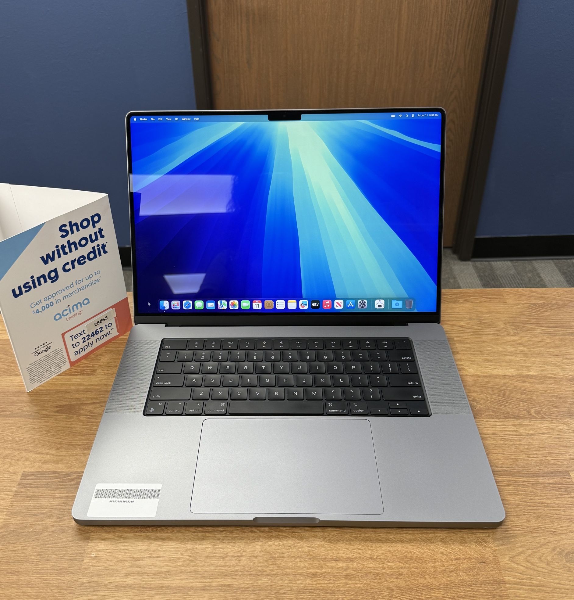 16" MacBook Pro M2 Pro 12 Core*1TB SSD*16GB RAM