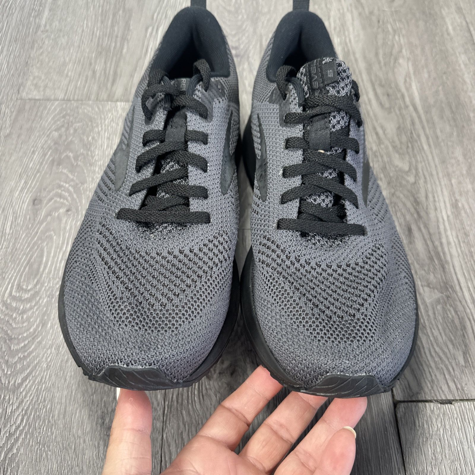Brooks Revel Black Ebony Running Shoe Men SAMPLE Size 9 Brooks Revel 6 Black Camo Running Shoes Men | Mercari main image 2