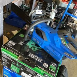 Kobalt 40 Volts Chain Saw Battery And Charger Include