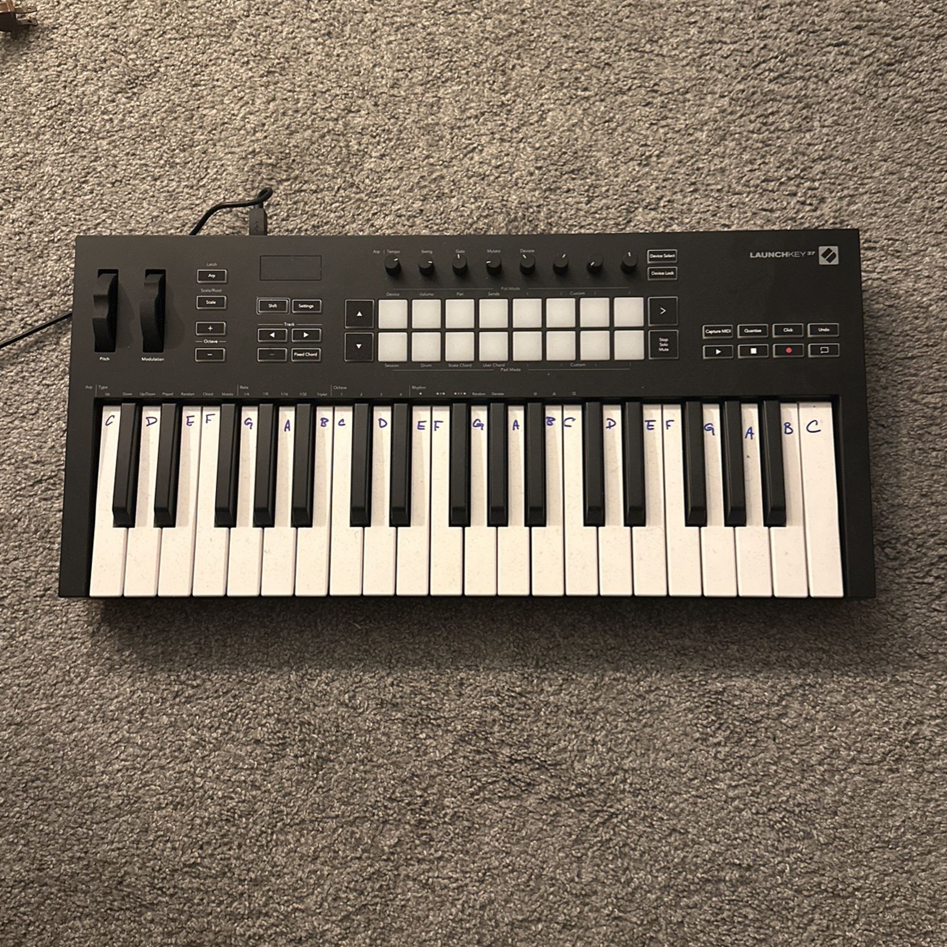 Launchkey 37 MIDI keyboard