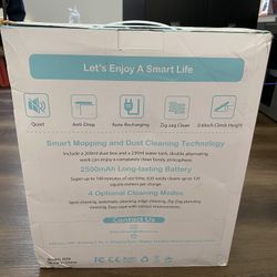 Robot Vacuum Cleaner with Mop, LiDAR Navigation, 5500Pa Robot Vacuum Cleaner 200 Minutes, Multi-Level Mapping, with No-Restrictions, Vacuum