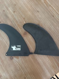 SBS - 8 inch Longboard & SUP Single Fin - 8" Center Fin for Surfboard & Paddleboard