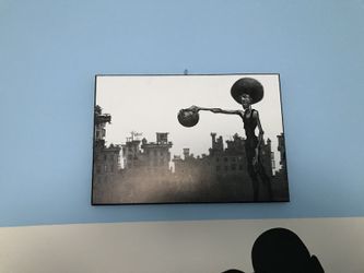 Basketball black & white picture