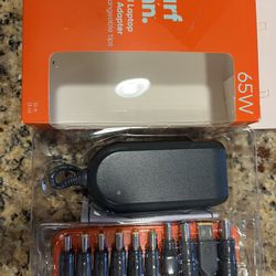 Brand New Universal Laptop Charging Adapter With 10 interchangeable tips 10 Ft
