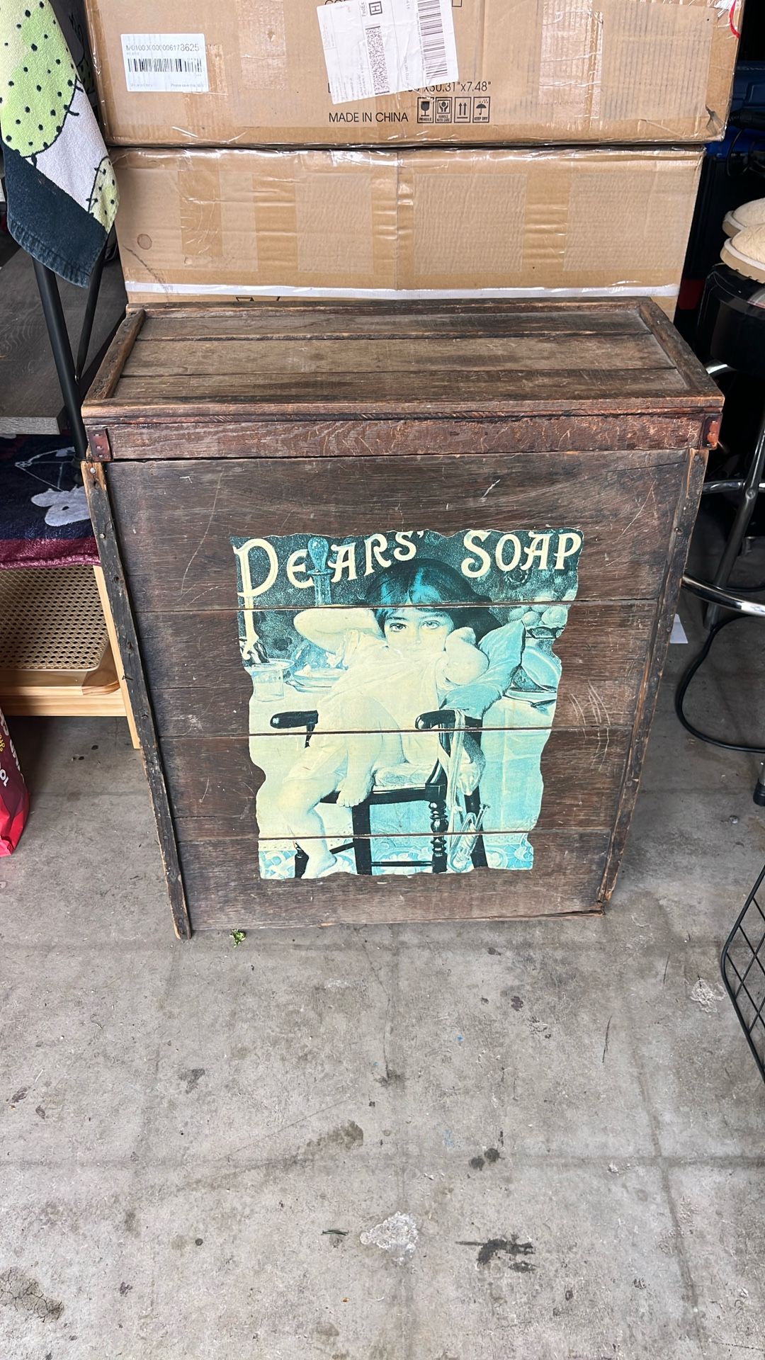 Antique Looking Soap, Box End Table