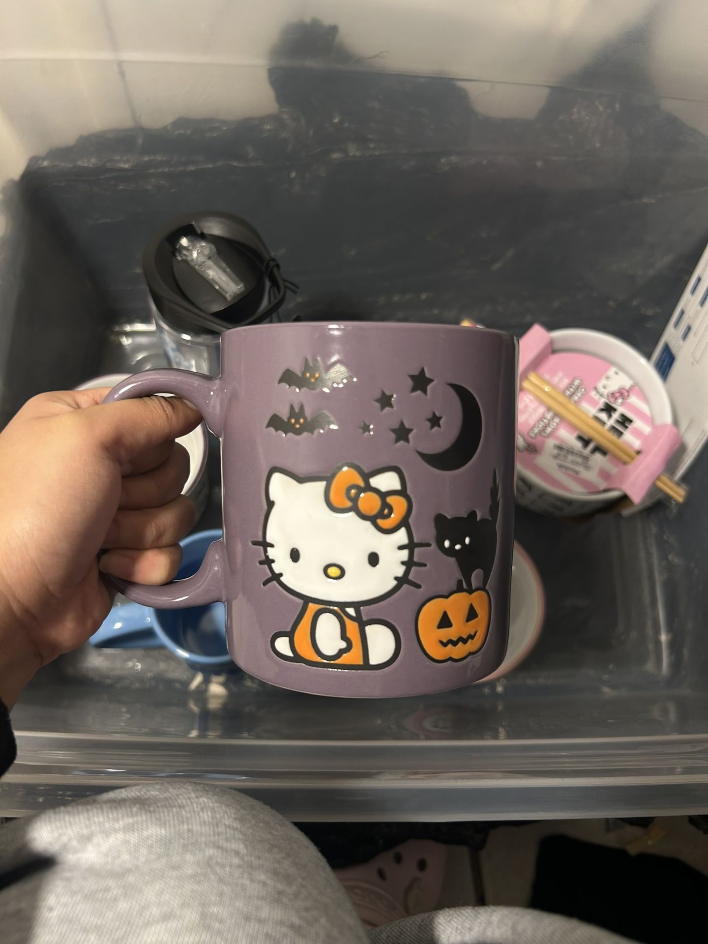 Halloween Hello Kitty Cup