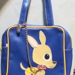 Vintage 2005 Paul Frank Dog Bag w/chain