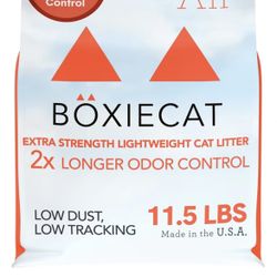 11.5LB boxieCat extra strength cat litter (133 bags)