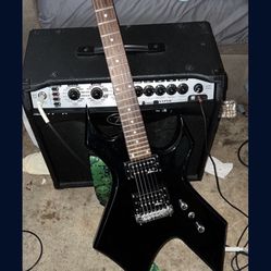 Bc Rich Warlock And A Line 6 Spider 3 Amp