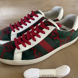 Gucci Ace Men’s Sz 8G 9US Authentic 