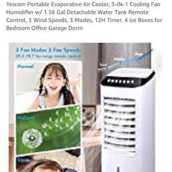 Portable 3 In 1 Cooling Fan 