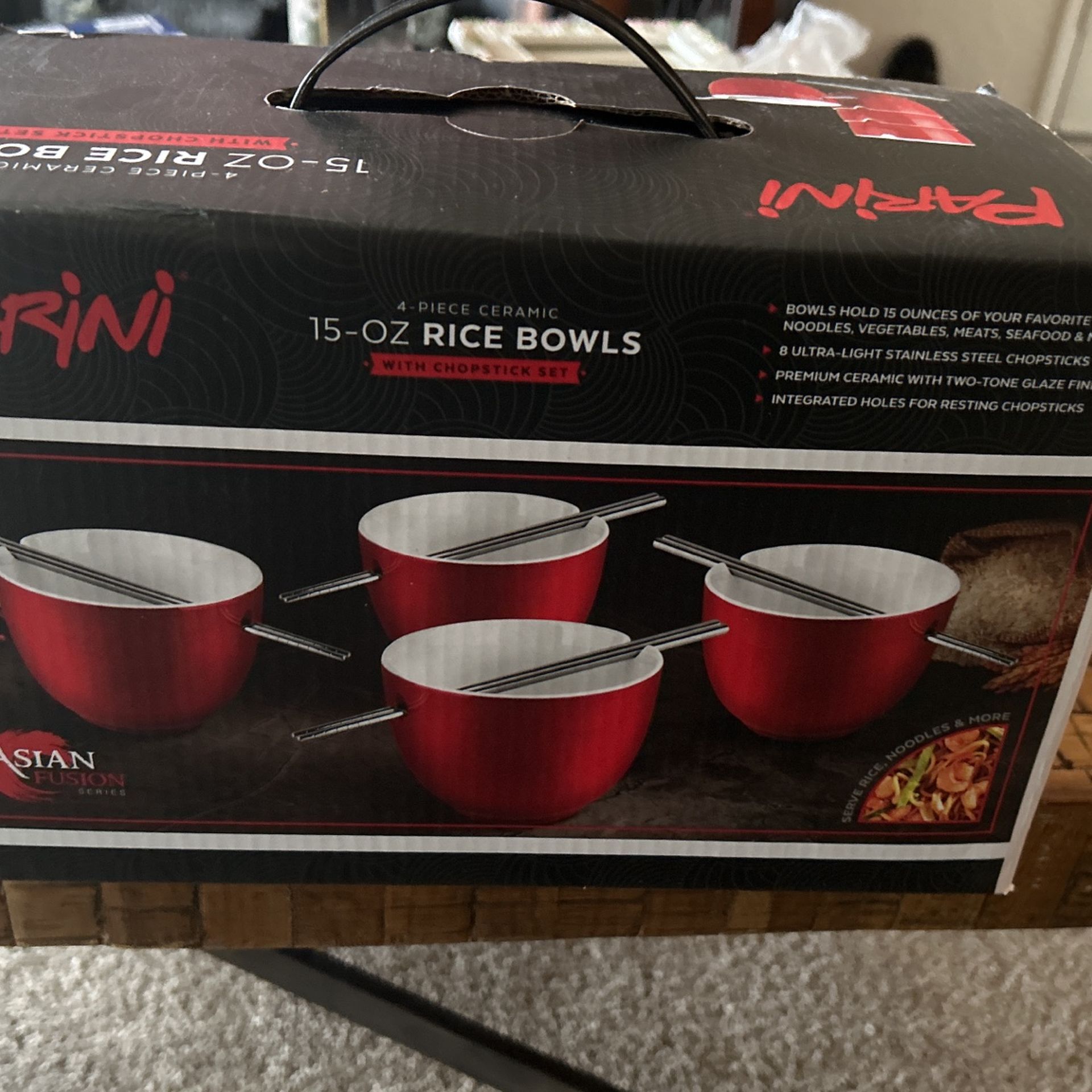 Rice Bowls / Chopsticks Set