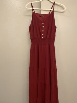 Maroon Dress - Size Small
