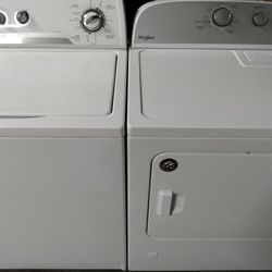Nice Whirlpool Set Washer And Gas Dryer They Both Work Great Clean Inside And Out
