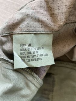 Military Camo Cargo Pants 