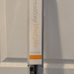 Petite Café Curtain Rod 28-48in matte black - new in box