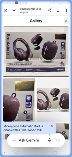 Brookstone Triple Wireless Audio Kit 3-Piece