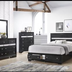 Queen Bed Dresser Mirror $1600  