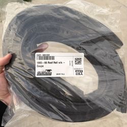 1965–66 Mustang Coupe Roof Rail Weatherstrip Seals – Complete Set