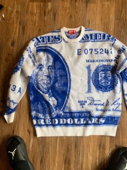 Supreme Hundred Dollar Bill Sweater