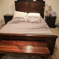 Temerpedic Queen Mattress And Adjustable Frame 