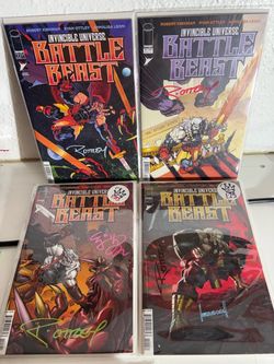 Invincible Universe Battle Beast Signed Comic