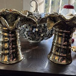 BBW Palm Tree Candle Holders