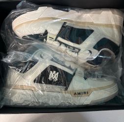 Amiri Black and White MA1 Size 11