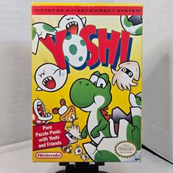 Nintendo NES Yoshi CIB Complete in Box w/ Manual & Sleeve