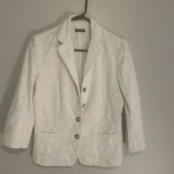 Light white Cute TAHARA Casual Blazer 
