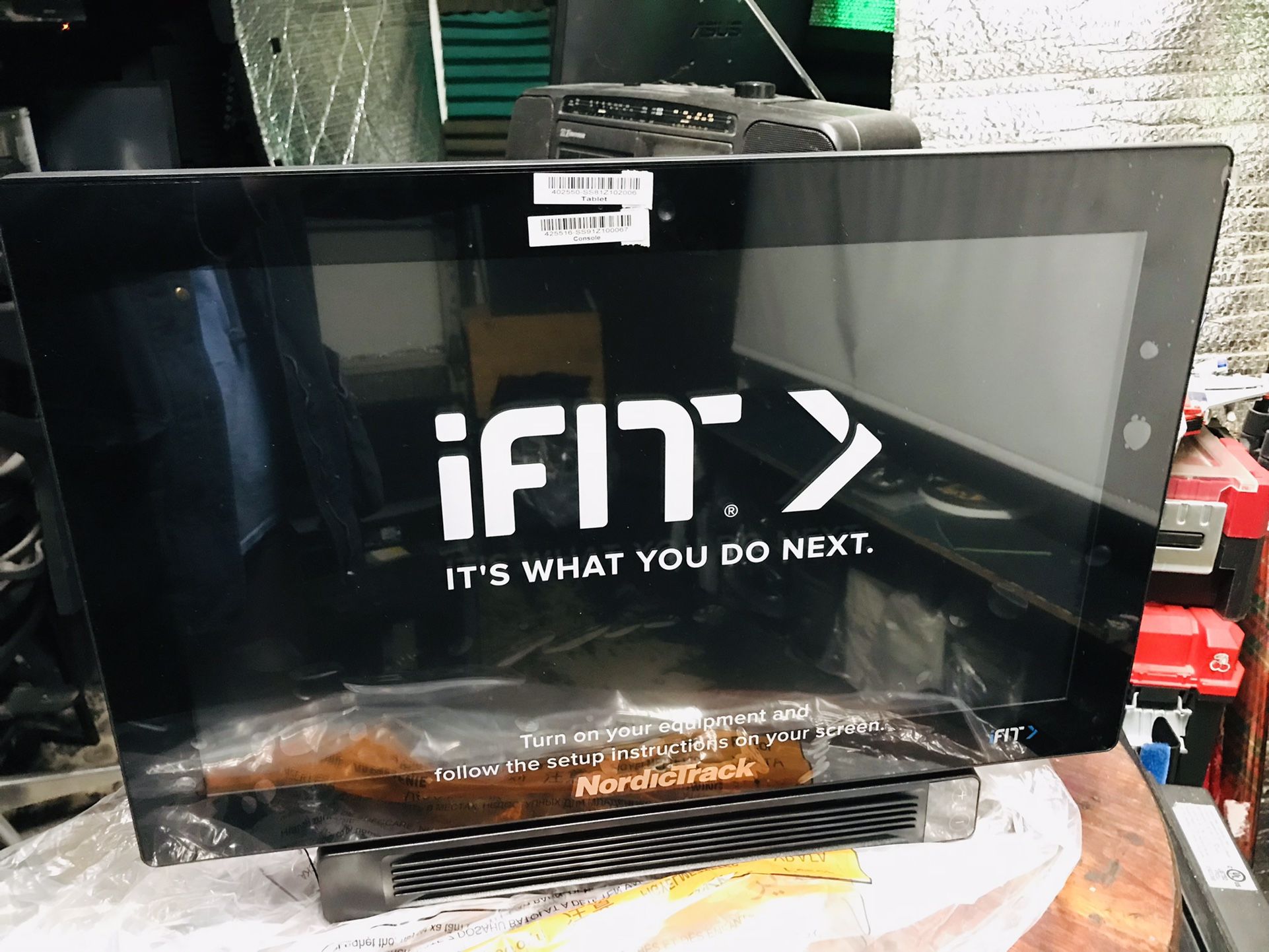 New NordicTrack iFIT fitness device Royal Wolf, Argon 1 tablet Display Commercial Treadmill Exercise bike console tablet monitor