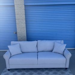 FREE DELIVERY - Brand New Light Gray Loveseat Sofa