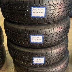 🛞SET OF 4 USED TIRES🛞 175/65/15 KUMHO •INSTALL/BALANCE INC•