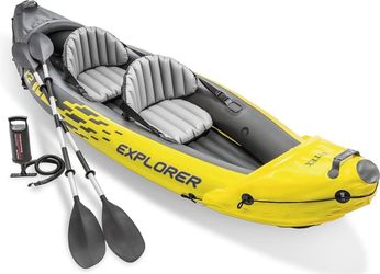 Intex Explorer K2 Inflatable Kayak Set