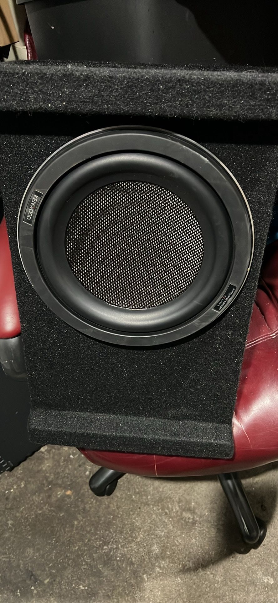 Amp and Subwoofer In Box
