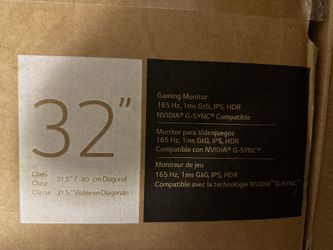 32’ LG ultra gear monitor