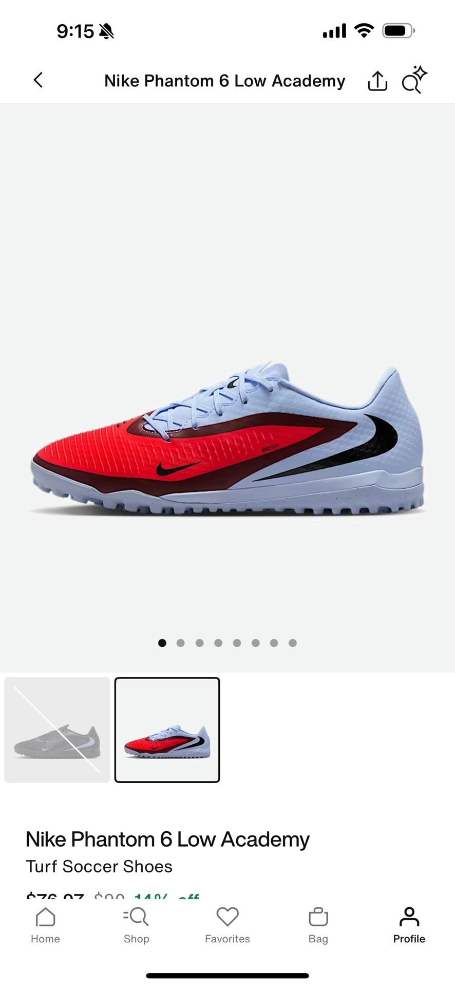 Nike Turf Soccer Shoes