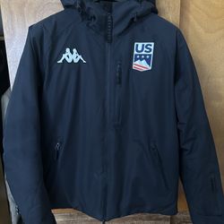 Kappa Men's USA Ski Team Black Jacket size M