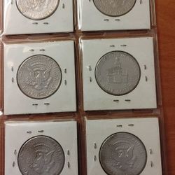 A Mixed Lot Of Kennedy Half-dollars 1973, 1972, 1971, 1976 Bicentennial, 1999, 2000, 2004, 2009 Some Graded Quality
