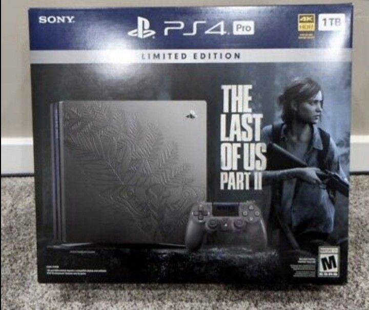 Playstation 4 Pro Last Of us 2 Limited Edition.