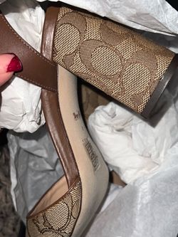Signature coach heels