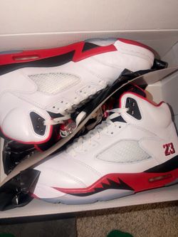 Fire red Jordan 5’s size 11 for sale $120 obo