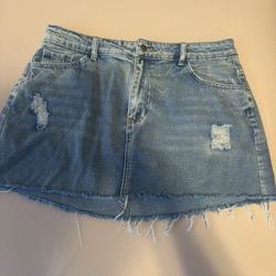 SHEIN denim skirt